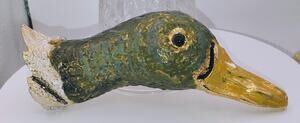 Vintage Mimi di N 1983 Mallard Duck Belt Buckle Signed Designer Rare